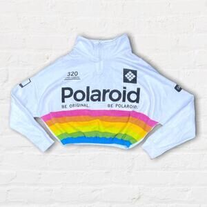 Polaroid cropped long sleeve